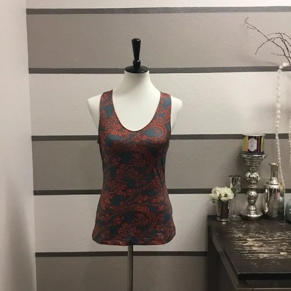 Columbia-Olive and Orange Athletic Top